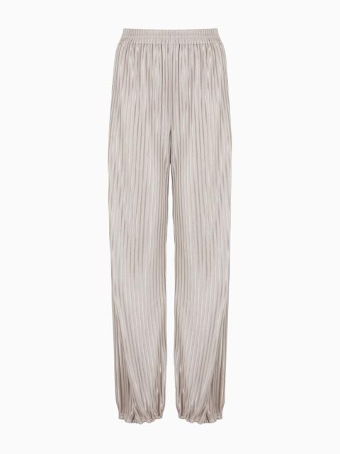 GIORGIO ARMANI ASV viscose jacquard jersey joggers