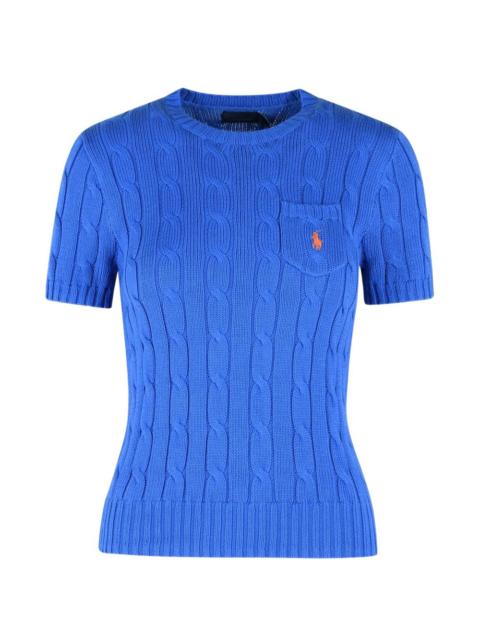 Polo Ralph Lauren braided knitted top