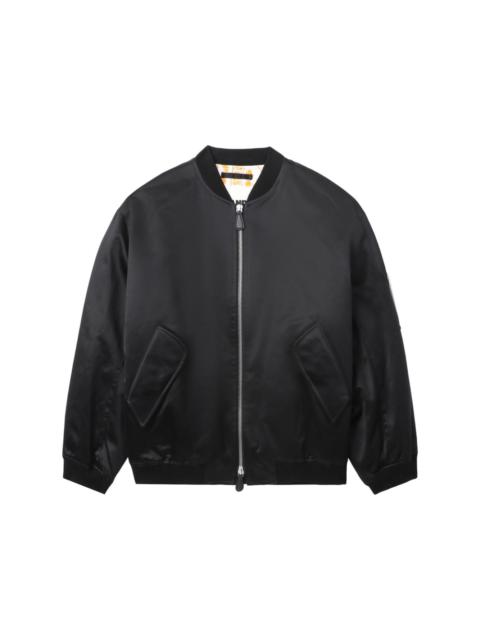 Zipped sleeve bomber jacket