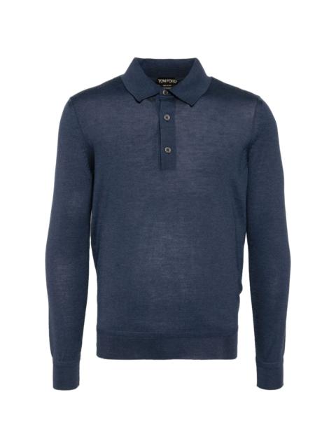 long-sleeved polo shirt