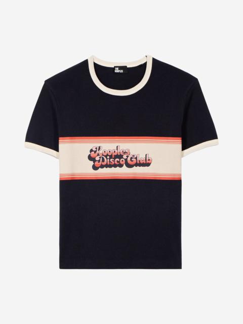 The Kooples T-SHIRT WITH NAVY SCREEN PRINT