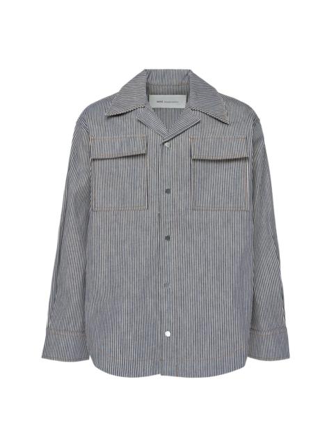 AMI Paris Long Sleeve Saharienne Overshirt
