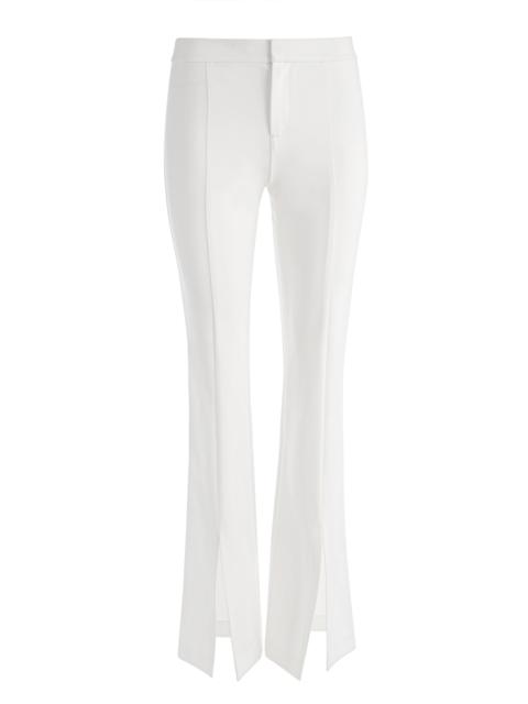 Alice + Olivia WALKER SLIM FRONT SLIT PANTS
