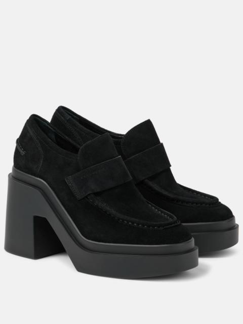 CLERGERIE Netta suede loafer pumps