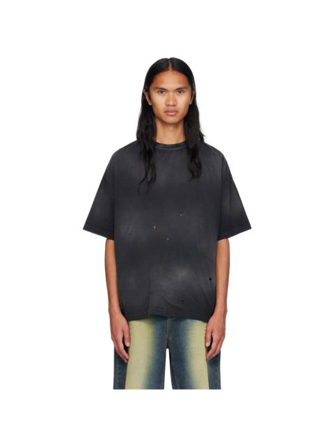 【関税込み】Eckhaus Latta SSENSE限定 ブラック Tシャツ ECKHAUS LATTA SSENSE Exclusive Black T-Shirt | REVERSIBLE