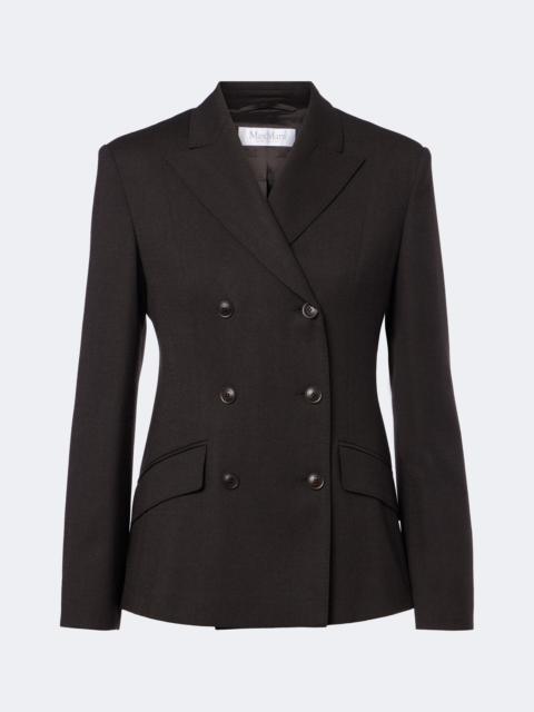 Max Mara Double-breasted wool-blend blazer