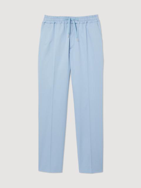 Sandro Elasticated straight-leg pants
