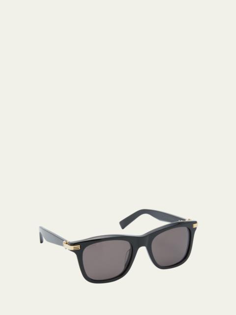 Men's Saddle Bridge Square Sunglasses