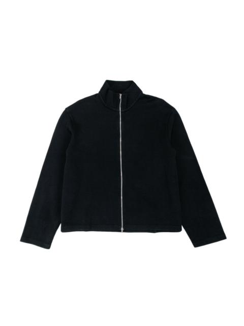 Our Legacy Shrunken Full Zip Black Athletic Rib