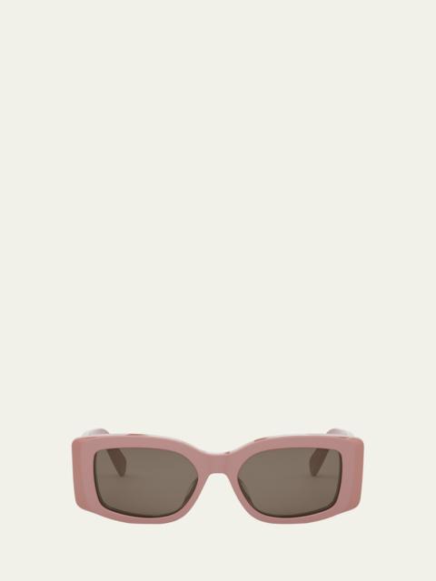 CELINE Triomphe Acetate Rectangle Sunglasses