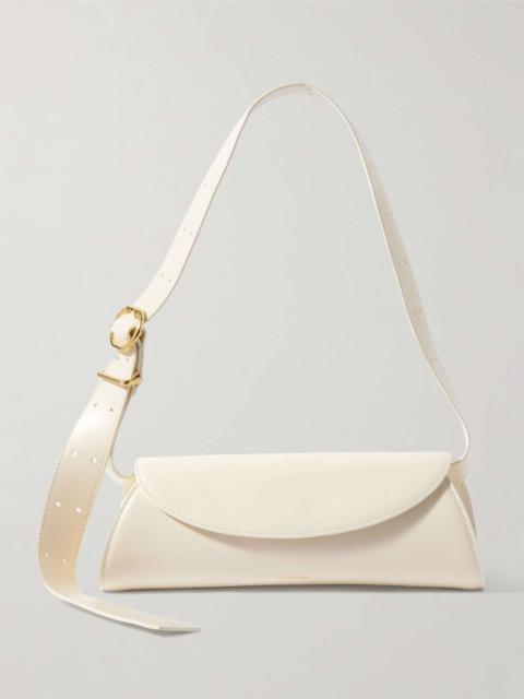 Jil Sander Cannolo small leather shoulder bag