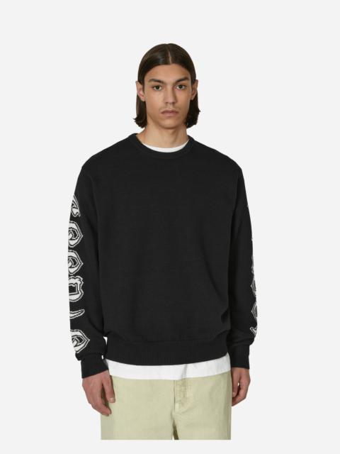 Stüssy Sleeve Logo Sweater Black
