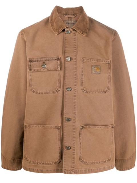 Carhartt organic cotton denim shirt jacket