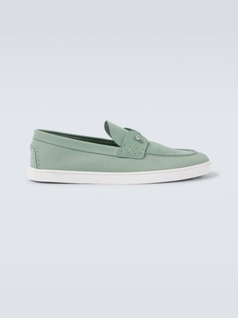 Christian Louboutin Chambeliboat leather boat shoes