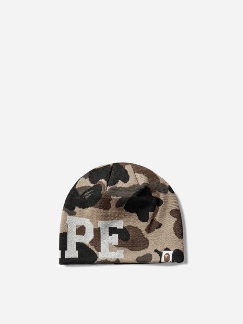 A BATHING APE® 1st Camo Knit Cap Yellow