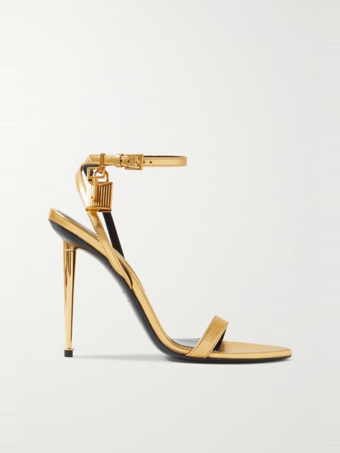 TOM FORD Padlock leather sandals