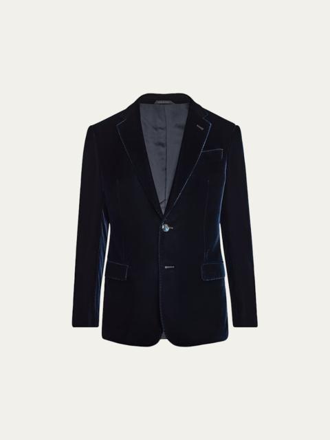 GIORGIO ARMANI Men's Velvet Notch Lapel Dinner Jacket