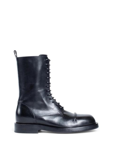 Ann Demeulemeester Gillian-Pintuck-Combat-Boots