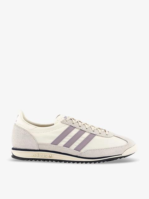 SL 72 suede and mesh low-top trainers