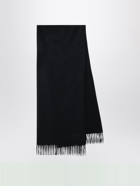 Max Mara Black cashmere scarf