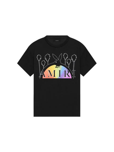 AMIRI AMIRI Playboy Rainbow Tee Black