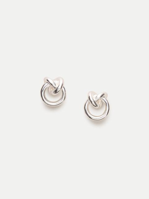 J.CREW Sculptural knot stud earrings