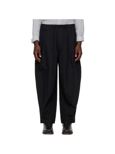 NEEDLES Black H.D. Military Trousers