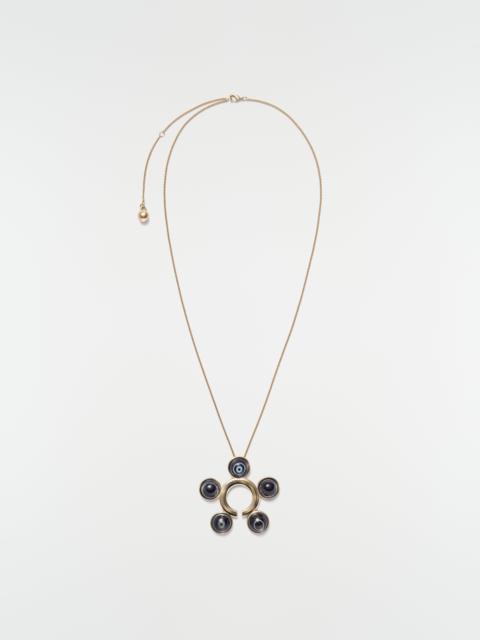 Lemaire GARMENT JEWEL & NECKLACE IN BRASS