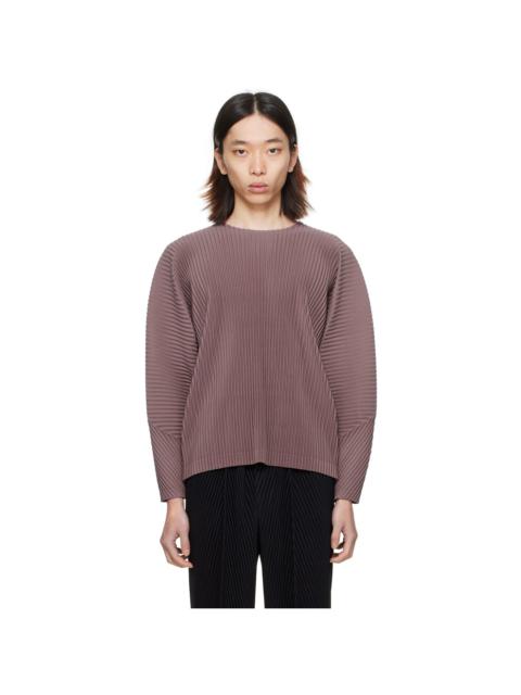 ISSEY MIYAKE Purple Monthly Color January Long Sleeve T-Shirt