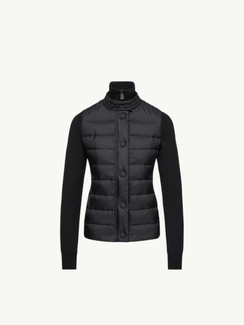 Moncler Grenoble Padded Wool Blend Cardigan