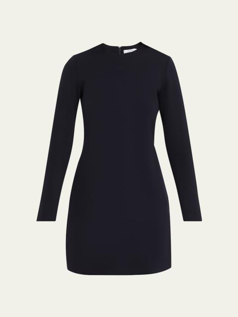 Max Mara Studio Pick Stitch Scuba Jersey Mini Dress