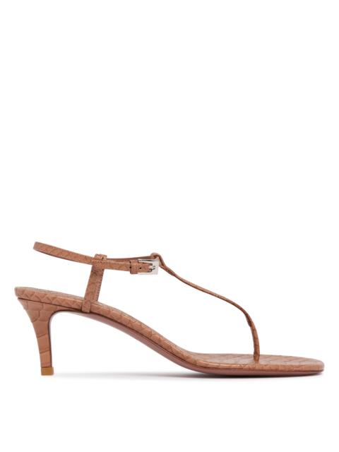 PARIS TEXAS Beige Thong Heel Sandals