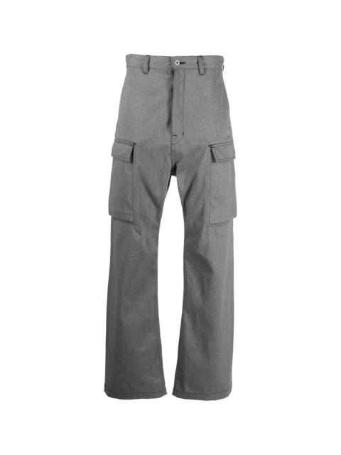 Rick Owens DRKSHDW Geth Low-Rise Cargo Pants "Grey" DL01C2393GDJP 68