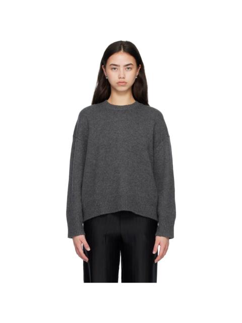 Loulou de Saison Gray PIA Oversized Cashmere Sweater