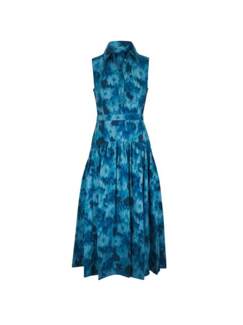 MICHAEL KORS tie-dye tiered dress
