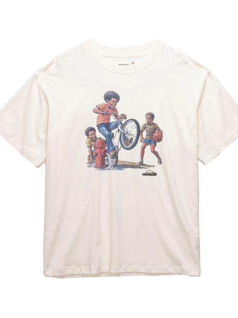 HONOR THE GIFT Life Outside Tee "Bone" HTG260312005 BONE