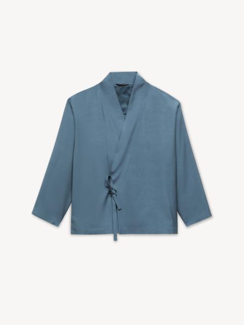 KENZO Kimono jacket in viscose recycled wool