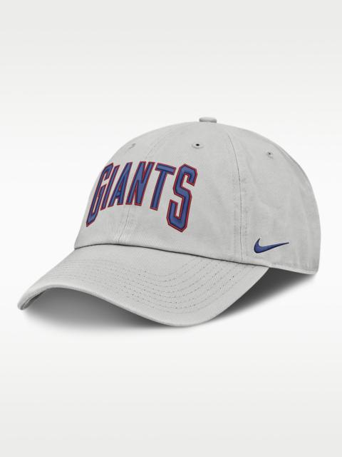Nike New York Giants Primetime Club Arched Men's Nike NFL Adjustable Hat