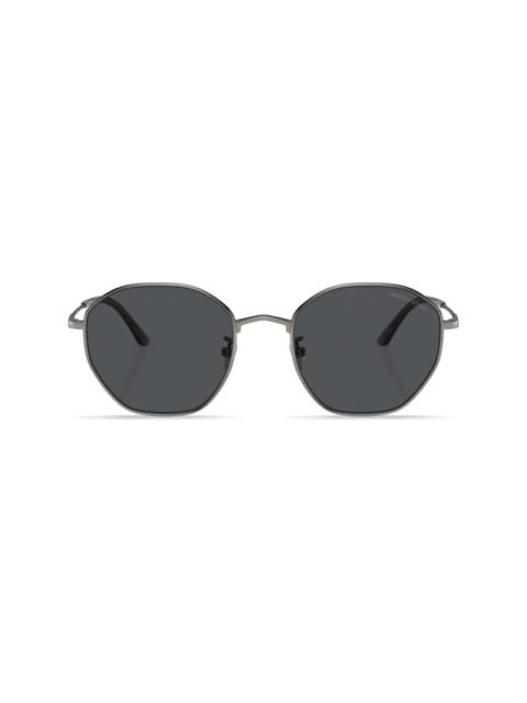 GIORGIO ARMANI tinted-lens geometric-frame sunglasses