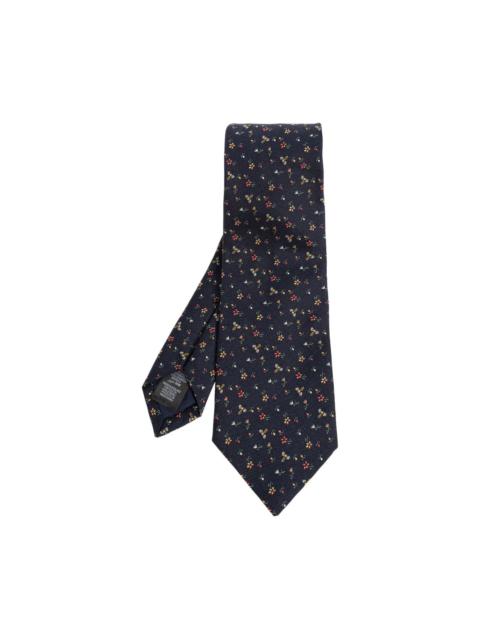Paul Smith FLORAL-PRINT BEE-PATTERN TIE