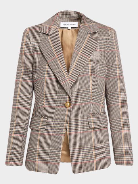 VERONICA BEARD Healy Glen Plaid Dickey Jacket