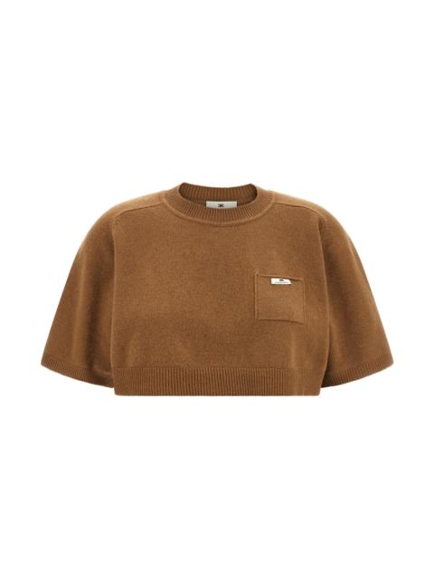 ELISABETTA FRANCHI Wool And Cashmere Top