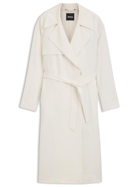 BOSS TRENCH COAT WITH FABRIC BELT