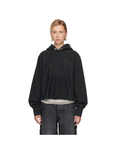 Maison Margiela Black Logo Hoodie