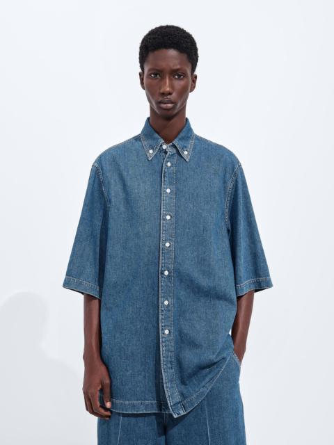 Bottega Veneta Atlantic Blue Denim Shirt