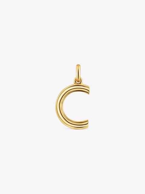 TOUS Medium 18K gold vermeil letter C Pendant TOUS Alphabet