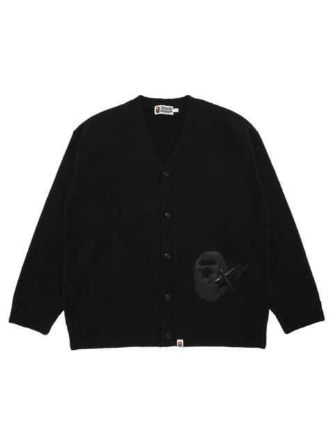 GOAT Exclusive BAPE Knit College Cardigan Black