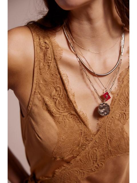 FREE PEOPLE Oversized Coin Necklace