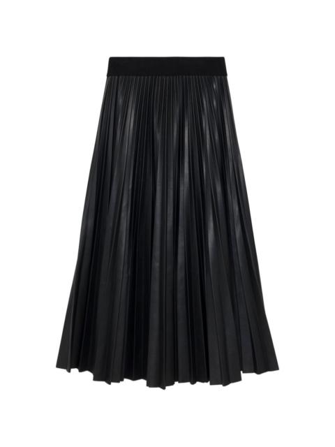 SIMKHAI Kezia pleated midi skirt