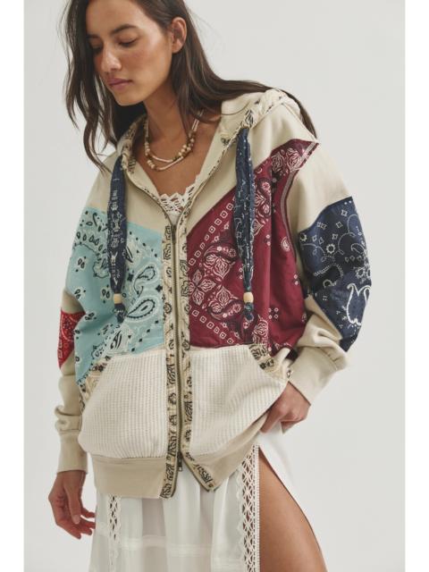 FREE PEOPLE We The Free Patchwork Club Hoodie